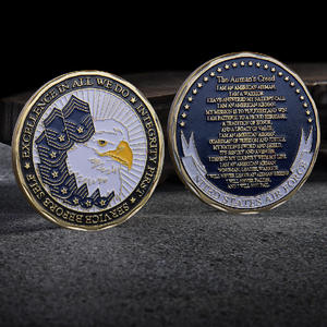 Monedas conmemorativas temáticas <span class=keywords><strong>de</strong></span> EE. UU. Air <span class=keywords><strong>Creed</strong></span> Monedas <span class=keywords><strong>de</strong></span> recuerdo <span class=keywords><strong>de</strong></span> plata chapadas en oro Regalos <span class=keywords><strong>de</strong></span> promoción - Product Image 4