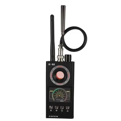 K68アンチスパイワイヤレスRF信号検出器バグGSMGPSトラッカー隠しスパイカメラデバイスデバッグカーGPS信号カメラ検出器2021