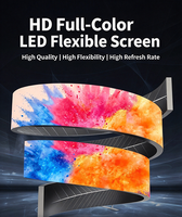 Module LED souple flexible pour mariages et événements, écran créatif incurvé P2.5 P3 pour entrées en arc, cercles de scène et murs photo