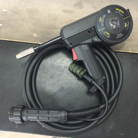 Torche de soudage refroidie au gaz MIG MAG CO2 15AK 24V Push Pull, pistolet à bobine en aluminium, adaptateur européen, prise personnalisée
