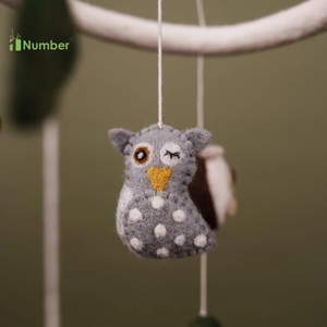 Bas quantité minimale de commande bébé jouets en gros artisanat népal laine animaux boules de laine bébé mobiles coran pépinière berceau lit mobiles - Product Image 3