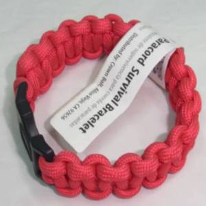 Hot Sale <b>Red</b> Outdoor Cord <b>Bracelet</b> for Safety & Survival Gear - Product Image 2