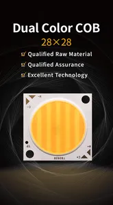 2700K 6500K ajustable CCT LED COB 60W + 60W de alta potencia Ra97 bi color doble COB para lámpara de fotografía - Product Image 5