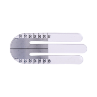 Hot Sale Optical Pupil Ruler Optometry PD Ruler PR016 Plastic Eye Distance Measuring Tool for Optician Clinic