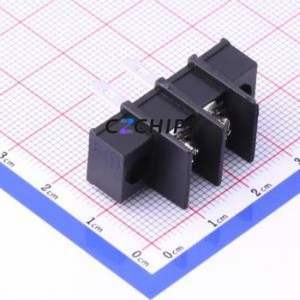 KF25HM-7.62-2P Barrier Terminal Block Through hole Component (THT),P=7.62mm Connector Two Sides 7.62mm 1x2P Straight Pin - Product Image 1
