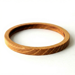 Bracelets en bois traditionnels, ensemble de bijoux en bois faits à la main, artisanat naturel - Product Image 1