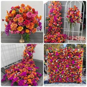 Camino de Mesa LEDA con Rosas Rosadas Elegantes, Hecho a Mano, Tela Suave, para Decoración de Bodas, Cumpleaños, San Valentín - Product Image 3