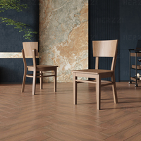 Chaises de salle à manger et de restaurant confortables à dossier haut pour coiffeuse de salon de café avec siège de cadre
