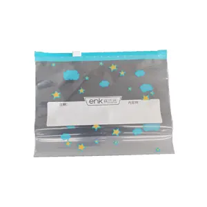 Custom Printed Reusable Food Freezer Ziplock Plastic Bag Zipper Slider Zip Lock Bags