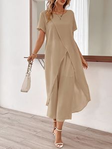 Vente en gros de vêtements islamiques pour l'Aïd Ramadan, robe kimono pour femmes musulmanes, robe modeste, abaya de Dubaï, jupe enveloppante, ensemble 2 pièces, 2026 - Product Image 2