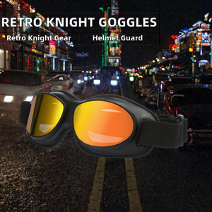 Nouvelles Lunettes de Moto Rétro Harley 2026 en Stock, Monture Intégrale en TPU, Verres PC Toriques, Dégagement Rapide, Unisexe - Product Image 2