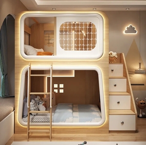 Letto Guardrail per bambini con Capsule spaziali, letto a castello creativo di <span class=keywords><strong>piccole</strong></span> <span class=keywords><strong>dimensioni</strong></span> - Product Image 5