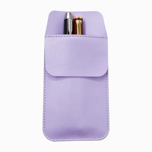 Индивидуальные подарки врача из углеродного волокна PU кожа с двойными карманами рубашка карман протектор кожаная ручка держатель для ручки для медсестры - Product Image 1