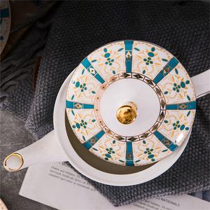 Wholesale 15-Piece Royal Western Home Decor Ceramic <b>Coffee</b> & <b>Tea</b> <b>Set</b> Gold Handle - Product Image 4