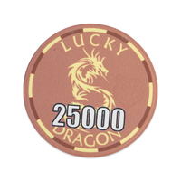 Jetons de poker en céramique Lucky Dragon à prix compétitif YH avec finition mate