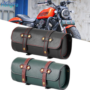 Sac à bagages <span class=keywords><strong>de</strong></span> voyage universel pour <span class=keywords><strong>moto</strong></span>, sacs à <span class=keywords><strong>fourche</strong></span> en <span class=keywords><strong>cuir</strong></span> PU pour <span class=keywords><strong>moto</strong></span> - Product Image 1