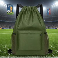 Sac à dos à cordon imperméable personnalisé avec logo promotionnel, léger, pour le sport, les événements, les voyages, l'école, unisexe, tendance
