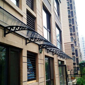 Fenêtres modernes en polycarbonate, abri contre la pluie pour fenêtre, auvent, pergola, gazebo ou pavillon, porte d'entrée - Product Image 6