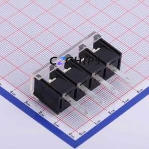 KF58H-10.0-4P Barrier Terminal Block Through hole Component (THT),P=10mm Connector With Cover Plate 10mm 1x4P Straight Pin - Product Image 2