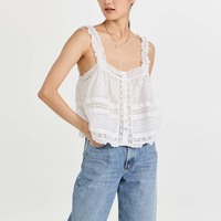 Produsen Pakaian Kustom Kasual Halter Musim Semi Musim Panas Musim Gugur Lengan Pendek Bernapas Ramah Lingkungan Twill 100% Katun Bahu