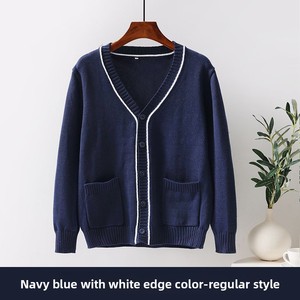 <span class=keywords><strong>Cardigan</strong></span> da Infermiera in Velluto Lavorato a Maglia, Caldo e Spesso, <span class=keywords><strong>Blu</strong></span>, Anti-Pilling, per Lavoro Ospedaliero - Product Image 3