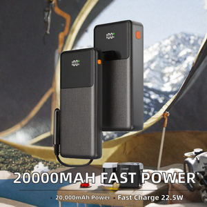 20000mAh Portable Power Bank PD22.5W Fast Charging Ultra Slim LED Display Built in Cable for Outdoor Travel - Product Image 2
