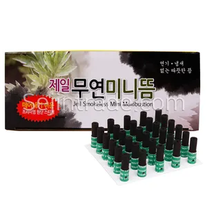 ¿JEIL NO humo MINI MOXA? Moxibustión sin humo médico hecho Corea terapia de la naturaleza cono Moxa Pure Roll Moxa Stick (180 unids/caja)