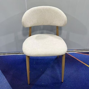 Fauteuils d'appoint d'intérieur en velours rembourrés avec pieds en métal pour <span class=keywords><strong>restaurant</strong></span> - Vente en gros de meubles de maison - Product Image 3