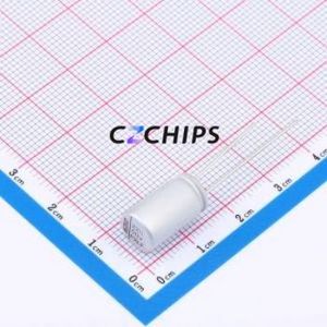 Condensador Sólido NXP D1401H221MJTM, Componente de Montaje Pasante (THT), D8xL14mm 220uF 20% 50V 8mm - Product Image 1