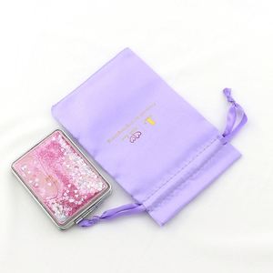 Pochette à bijoux en soie chinoise de luxe promotionnelle avec logo imprimé - Product Image 2