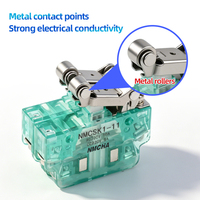 Micro-interrupteur industriel à double levier à connexion rapide SPDT étanche en plastique NMCSK1-22 220V 3A