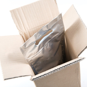 Borsa personalizzata per bottiglie di vino con dispositivo di raffreddamento termico eco-friendly e biodegradabile con manico "congelato" - Product Image 6