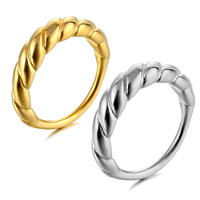 Vente flash, bague serpent antique délicate en acier inoxydable plaqué or, style gothique vintage, bague ouverte réglable en titane