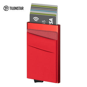 TILONSTAR TVC104-Porte Cartes de Crédit Mince en Aluminium, Pochette Avant Automatique Pop Up, pour Compagnon de Voyage - Product Image 4