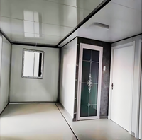 Maison préfabriquée écologique à double aile de 10 pieds ou 20 pieds, compacte et extensible, pour la vie hors réseau et le camping