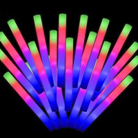 Bâtons lumineux LED en mousse imprimés couleur, baguette lumineuse pour mariage, fête, anniversaire, concert, festivals, promotion d'événements