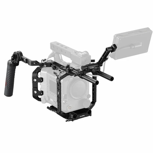Kit de cage en alliage d'aluminium SmallRig pour <span class=keywords><strong>FUJIFILM</strong></span> <span class=keywords><strong>GFX</strong></span> ETERNA 55, plaque supérieure, plaques latérales gauche et droite, poignée de contrôle, support de moniteur double tige - Product Image 1