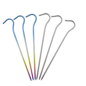 TITO wholesales outdoor camping high strength titanium tent stake