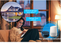 Pembuka Pintu Garasi Elektrik Pintar Kontrol Suara Pengendali Jarak Jauh Wi-Fi Bekerja dengan Alexa dan Google Home Tidak Perlu Hub Menghubungkan Wifi