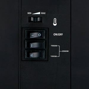 Stufa/Caminetto LED 2000W, Design Moderno, Riscaldamento Efficiente, Ideale per Uso Domestico e Ambientazione degli Spazi. - Product Image 2