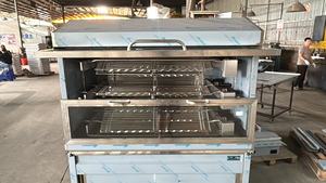 เครื่องย่างไก่แบบถ่านขนาดใหญ่สำหรับร้านอาหารเชิงพาณิชย์ พร้อมประตูกระจก - Product Image 2