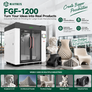 เครื่องพิมพ์แบบ Additive Manufacturing ขนาดใหญ่ FGF สำหรับการผลิตต้นแบบในโรงงาน ขนาด 1200×1000×1000 มม. - Product Image 6