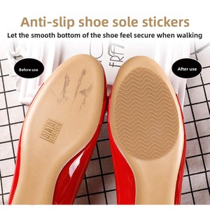 Autocollants antidérapants et résistants à l'usure pour <span class=keywords><strong>semelles</strong></span> de chaussures en caoutchouc – Adhésifs à découper sur mesure pour une semelle lisse et protectrice - Product Image 2