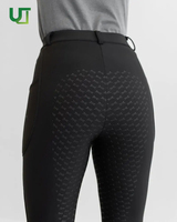Nouveau pantalon d'équitation moulant pour sports de plein air avec protection intégrale des genoux et élastique pour femme