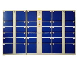 Boîte aux lettres intelligente extérieure Rainshed Canopy, casier de rangement intelligent pour colis, en acier métallique, avec porte personnalisable et fonction de recharge - Product Image 6