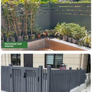 Clôture en alliage d'<span class=keywords><strong>aluminium</strong></span> assemblée, durable, facile d'entretien, imperméable, résistante à la corrosion, installation rapide, cour, <span class=keywords><strong>terrasse</strong></span> - Product Image 4