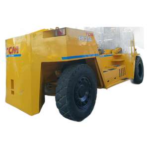 Carretilla elevadora de rueda de manejo de 23 toneladas <span class=keywords><strong>TCM</strong></span> <span class=keywords><strong>FD230</strong></span> usada en Shanghai, carretilla elevadora de combustión interna de pintura nueva en Stock - Product Image 1