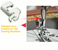 Support de pied presseur à poignée basse de style ancien 155964, compatible avec la machine à coudre domestique multifonctionnelle Singer