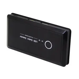 USB 3.0 2.0KVMスイッチ2 in 4 Out共有スイッチボックス (プリンターマウス用)