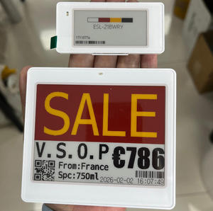 ป้ายราคาอิเล็กทรอนิกส์แบบดิจิทัล 2.4GHz Ble5.0 บลูทูธ สำหรับติดขอบชั้นวางสินค้า Api Spi Epd Esp32 E Ink จอแสดงผล E-Ink ขนาด 4.2 นิ้ว Epaper Esl - Product Image 2